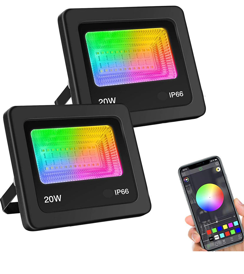 20W LED Flood Light RGB Color Changing
