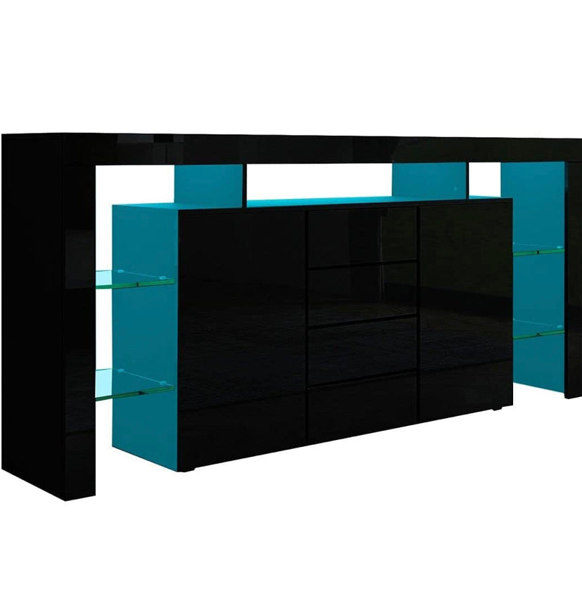 Luxsuite Sideboard Buffet Table Storage Cabinet