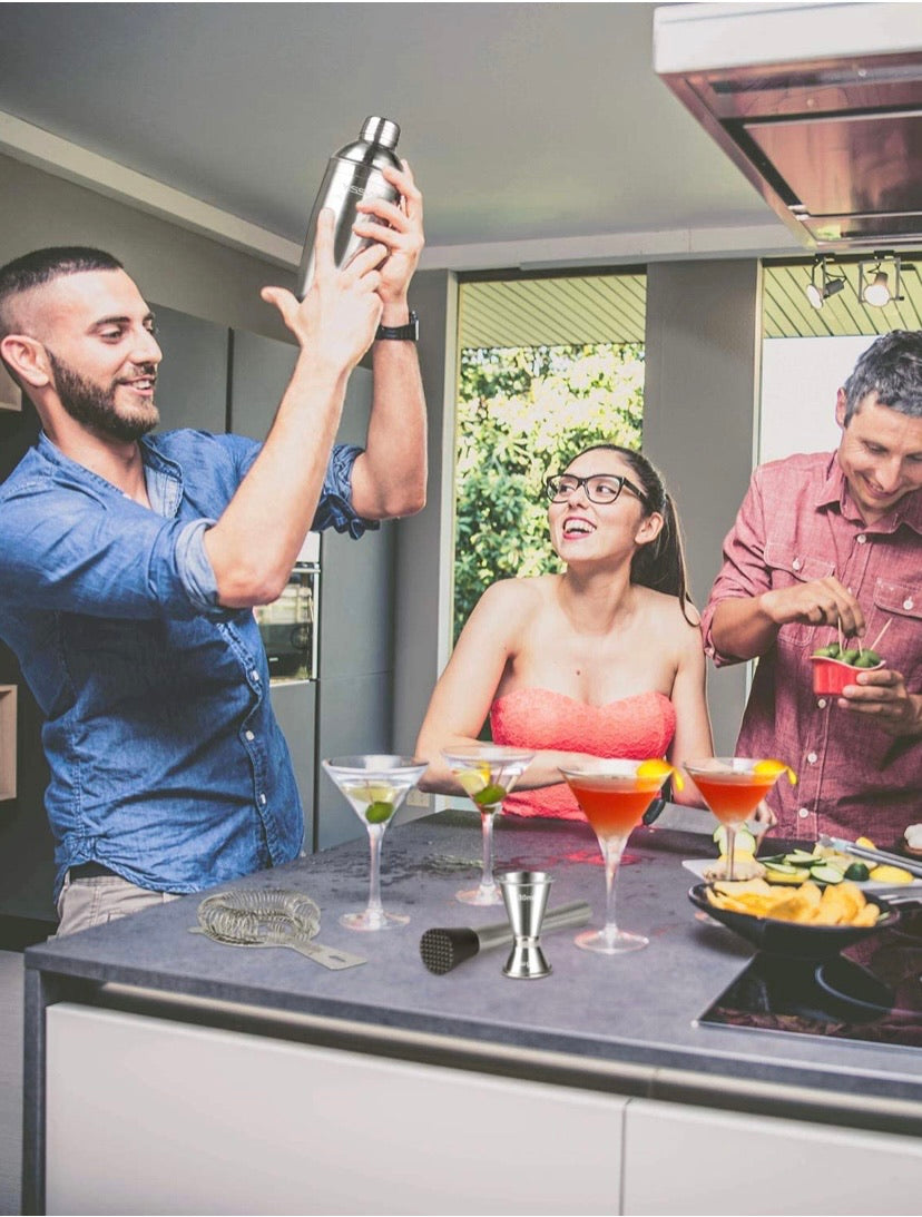 9Pcs Cocktail Shaker Set