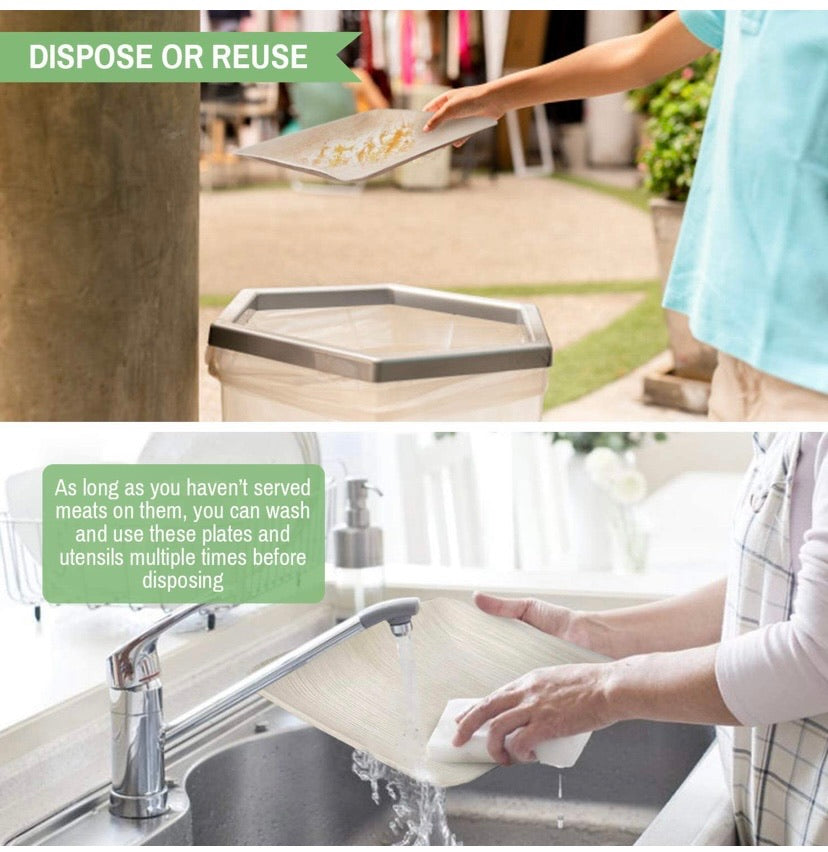 Palm Leaf Disposable Plates