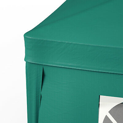 Gazebo Marquee 3x6 Camping Wedding Party Tent Canopy w/Side Wall&Windows