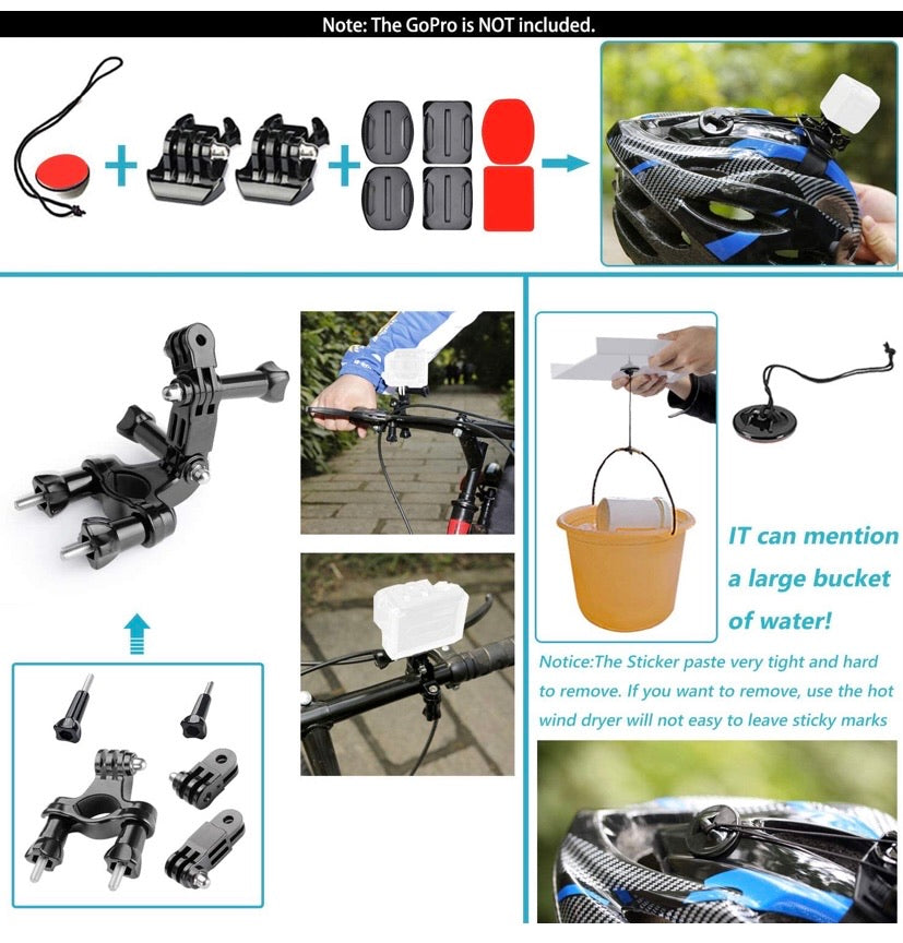 Neewer 53-in-1 Action Camera Accessory Kit