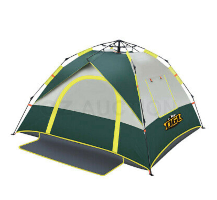 3 Person Pop Up Camping Tent Portable Beach Instant Shelter Sun Shade Hiking
