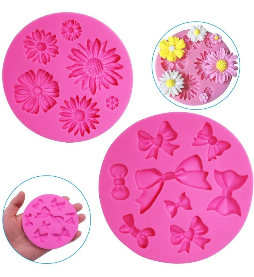 Decorative Silicone Moulds (2 Pieces)