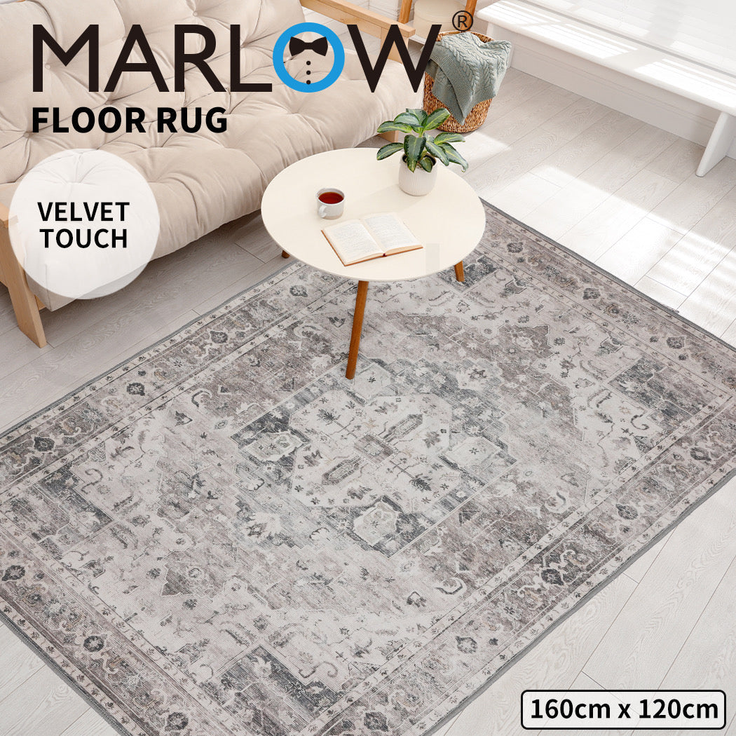 Marlow Floor Rug Non Slip Large Area Carpet Rugs Mat Bedroom Living Room Soft