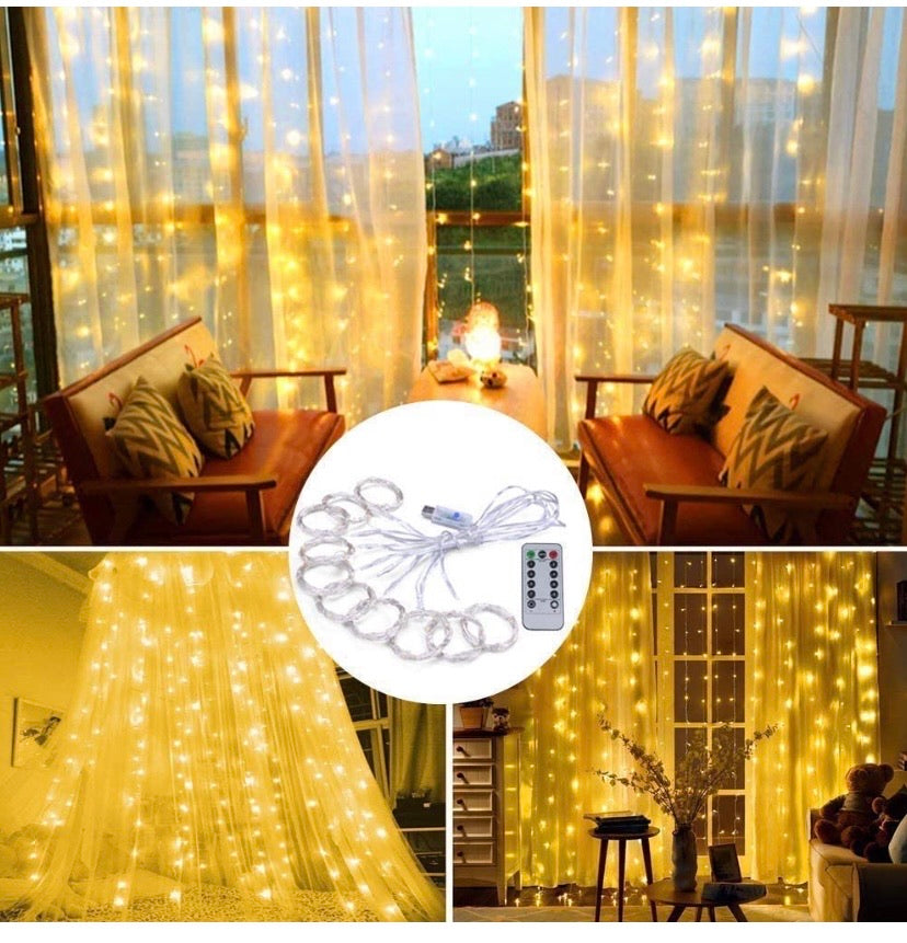 Fairy Curtain Lights 300 LED