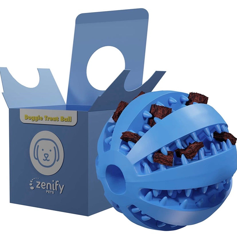 Dog Food Treat Interactive Puzzle Ball