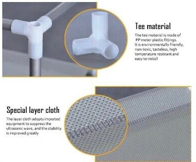 Portable Clothes Closet Wardrobe Storage Cabinet