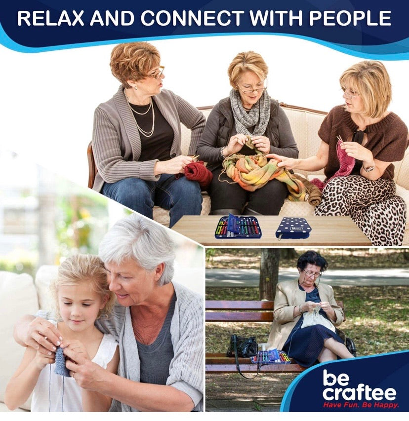 Crochet Hooks with Ergonomic Handles