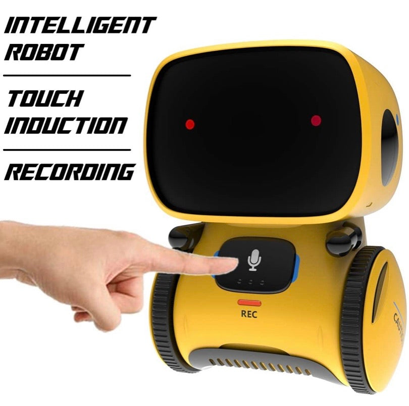 REMOKING Robot Toy for Kids,STEM Educational Robotics,Dance,Sing,Speak,Walk in Circle,Touch Sense,Voice Control, Your Children Fun Partners(Yellow)