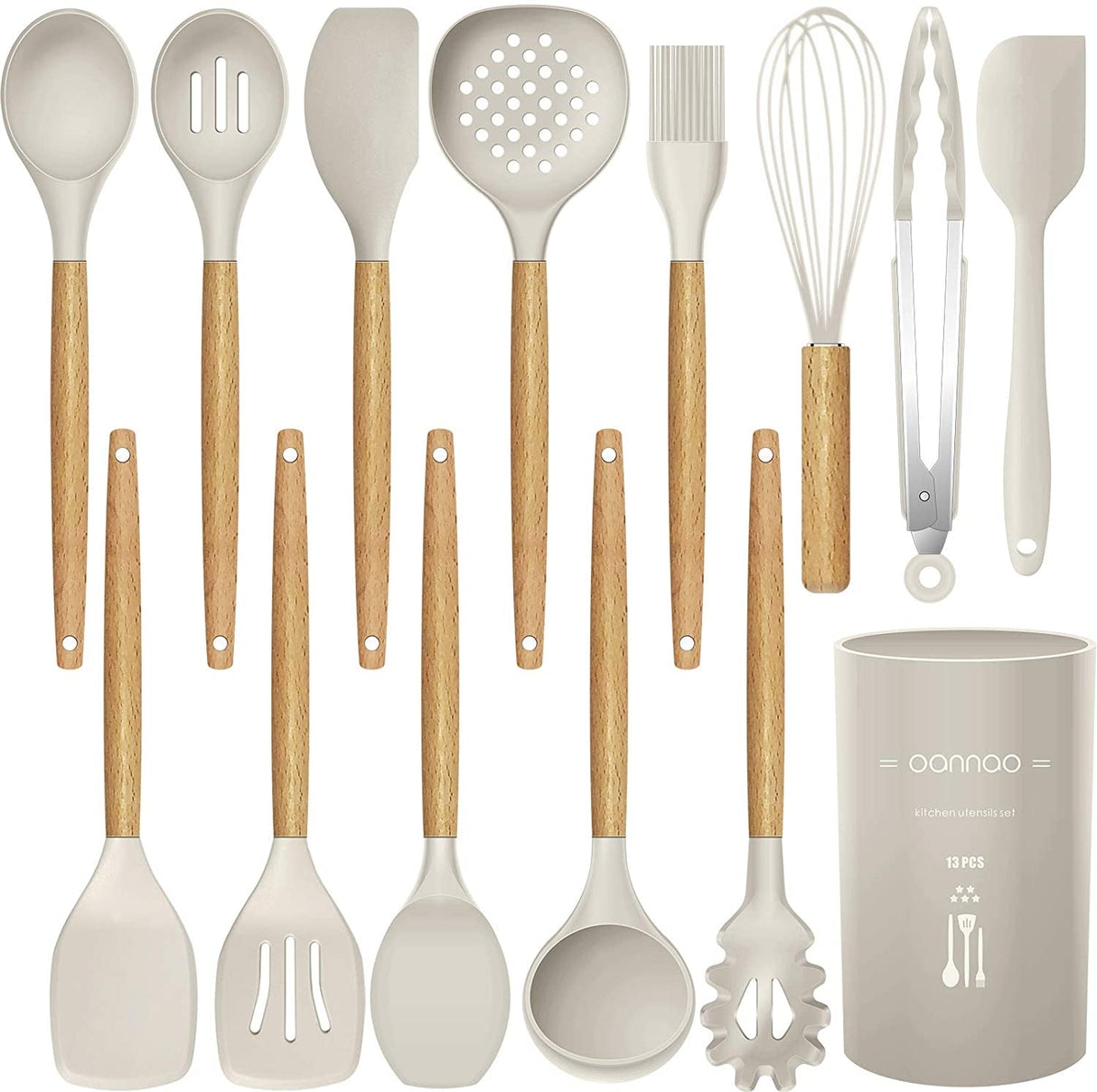 Silicone Kitchen Cooking Utensil Set (13pcs)