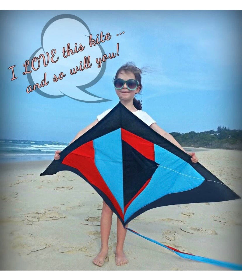 Best Delta Kite, Easy Fly for Kids and Beginners, Single Line with Tail Ribbons, Stunning Multi-Colors, Materials, Large, Meticulous Design