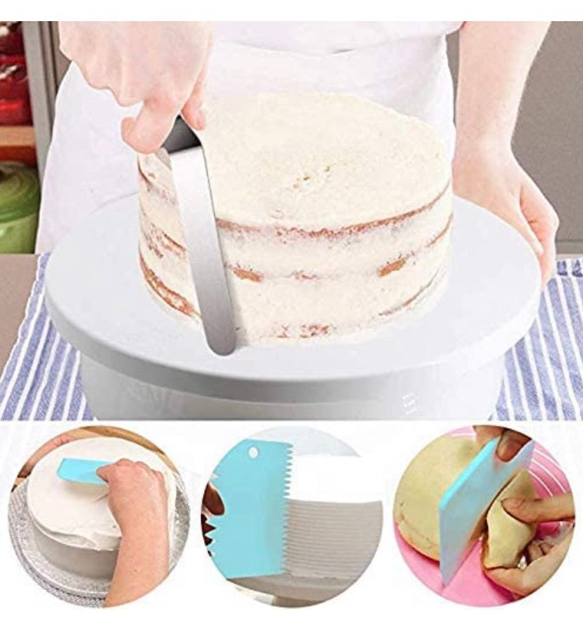 Cake Decorating Supplies - (73 PCS Special Cak Decorating Kit) Cake Rotating Turntable and More Accessories! Create Amazing Cakes with This Complete Cake Set!