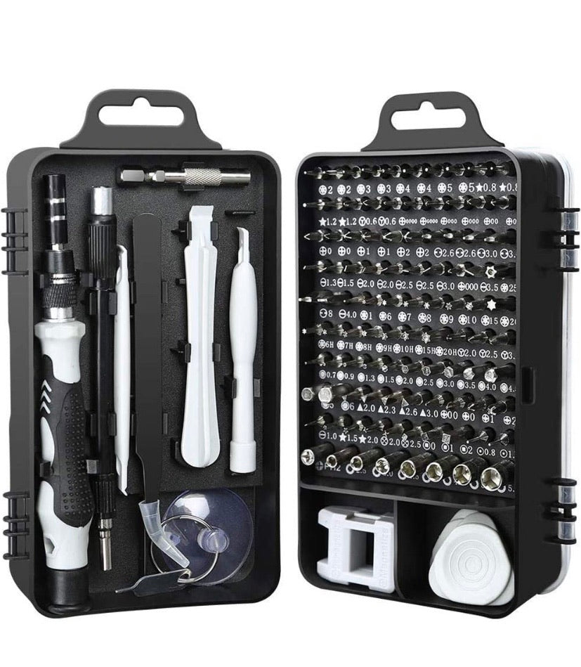 Mini Precision Screwdriver Set, 115 in 1 Set, Professional Repair Tool Kit with Magnetic Driver for Cellphone, Computer, Laptop, Watch, PS4 and Another Daily/Professional Use
