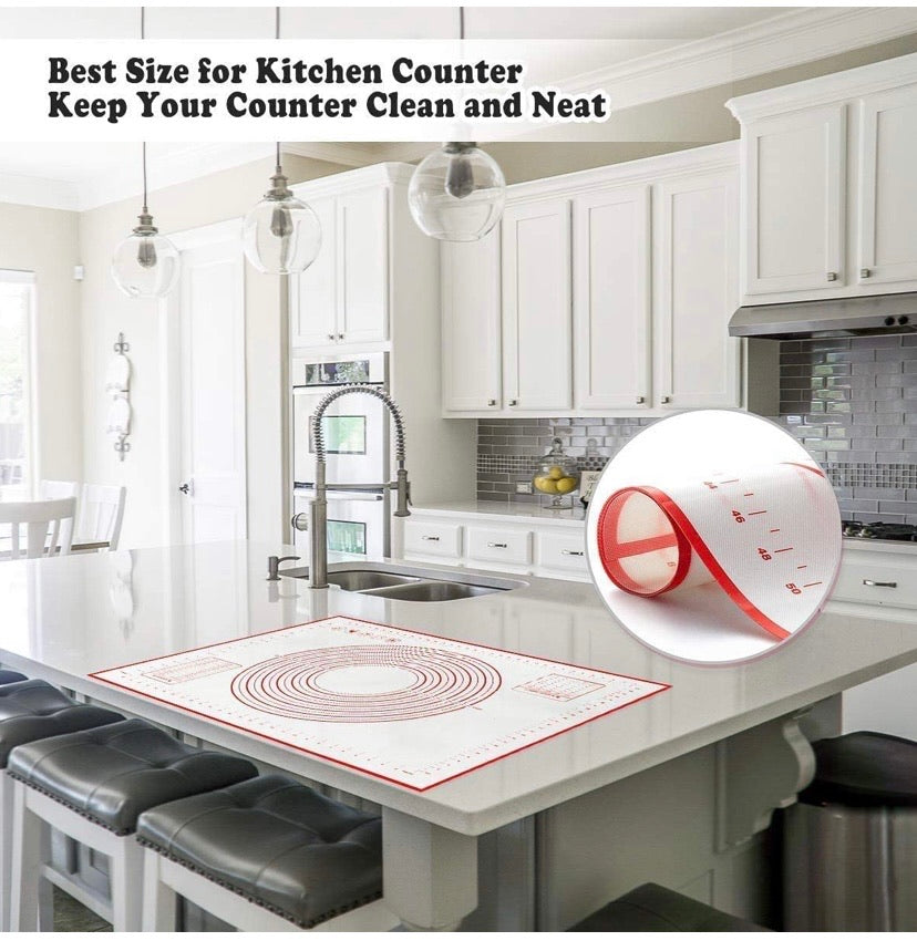 Large Silicone Baking Mat for Rolling Dough (40cmx60cm)