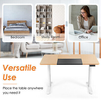 Standing Desk Electric Motorised Height Adjustable Sit Stand Table Home Office