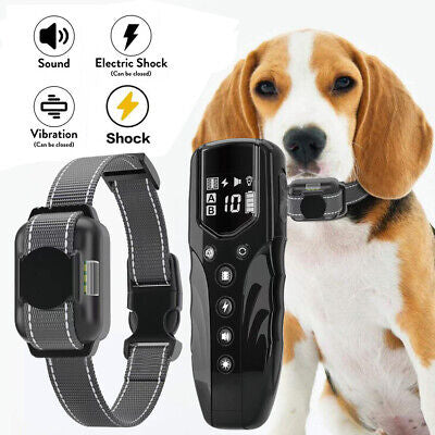 800M LCD Anti-Bark comfort Pet Dog Training E-Collar Obedience Remote Control