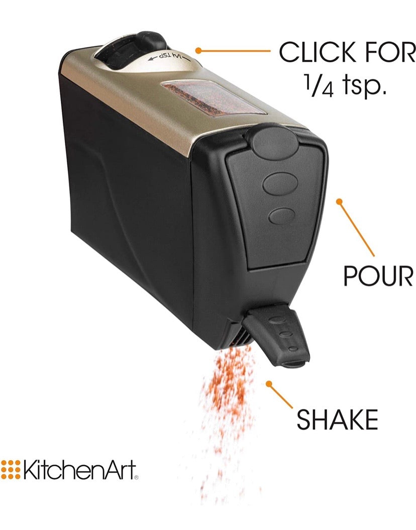 Kitchen Art 57010 Select-A-Spice Auto-Measure Carousel Professional Series, Satin