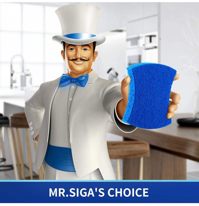 Non-Scratch Cellulose Scrub Sponge