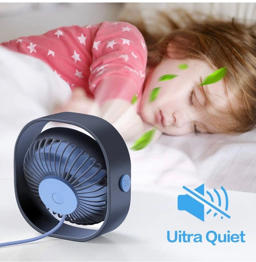 Small Personal USB Desk Fan