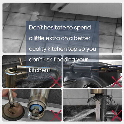 kitchen sink mixer tap pull out taps matte black brass faucet laundry