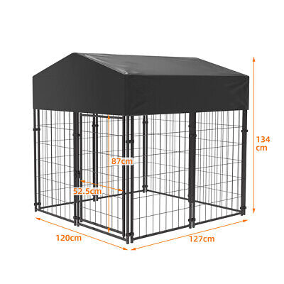 Extra Large Welded Wire Dog Kennel Pet Playpen Outdoor Heavy Duty Dog Crate Cage
