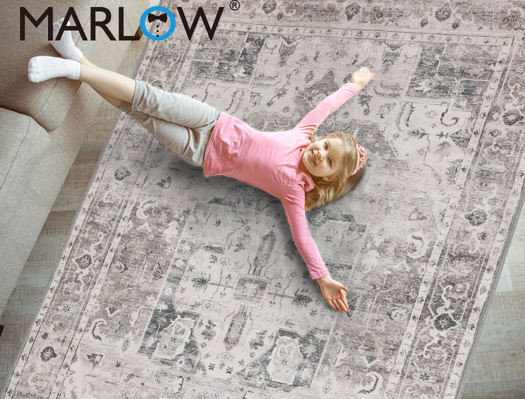 Marlow Floor Rug Non Slip Large Area Carpet Rugs Mat Bedroom Living Room Soft