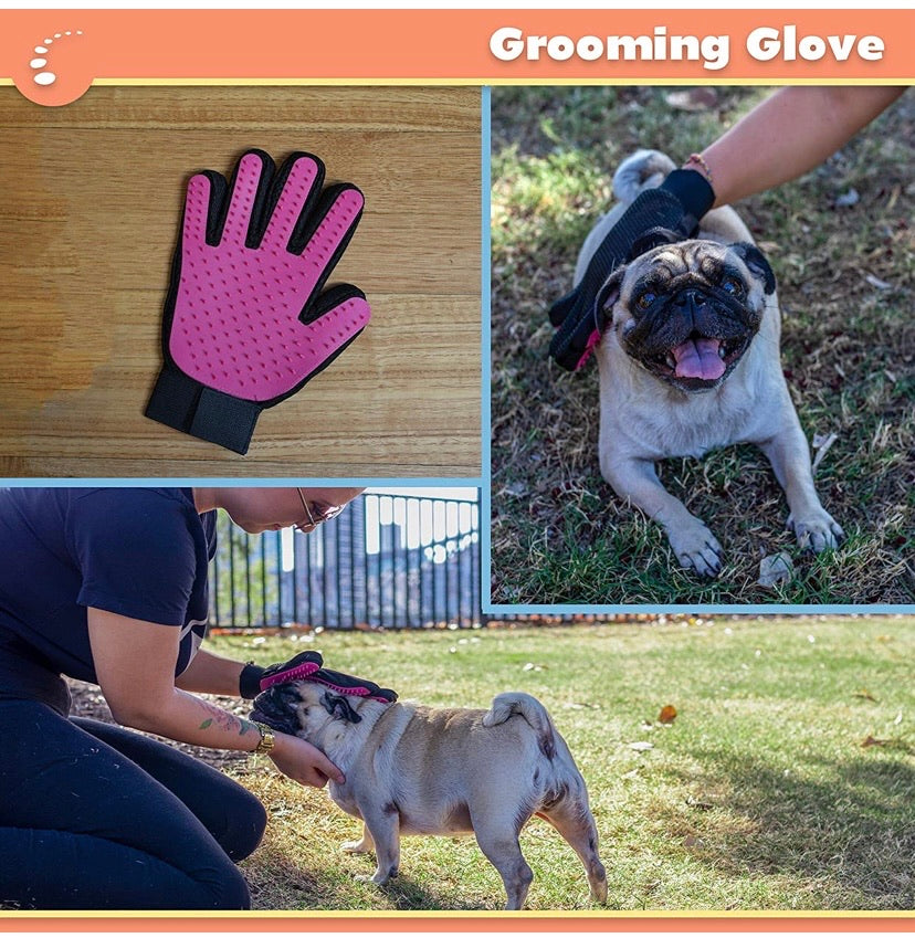 Puppy Dog Toys Gift Box - Pet Interactive Dog Rope Toy Starter Set - Tug Cotton Fetch Ball Rubber Training Puppies Play Grooming Glove Portable Travel Bowl