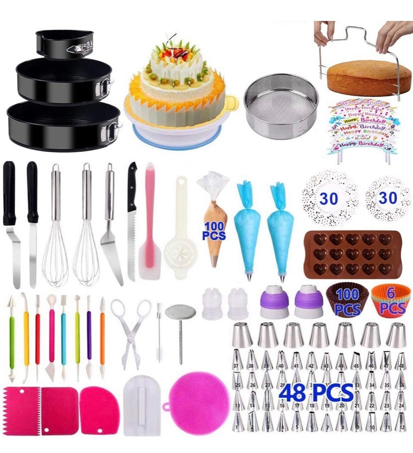 Cake Decorating Set 282 Pcs