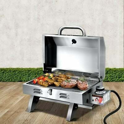 New stainless steel portable gas BBQ grill camping kitchen