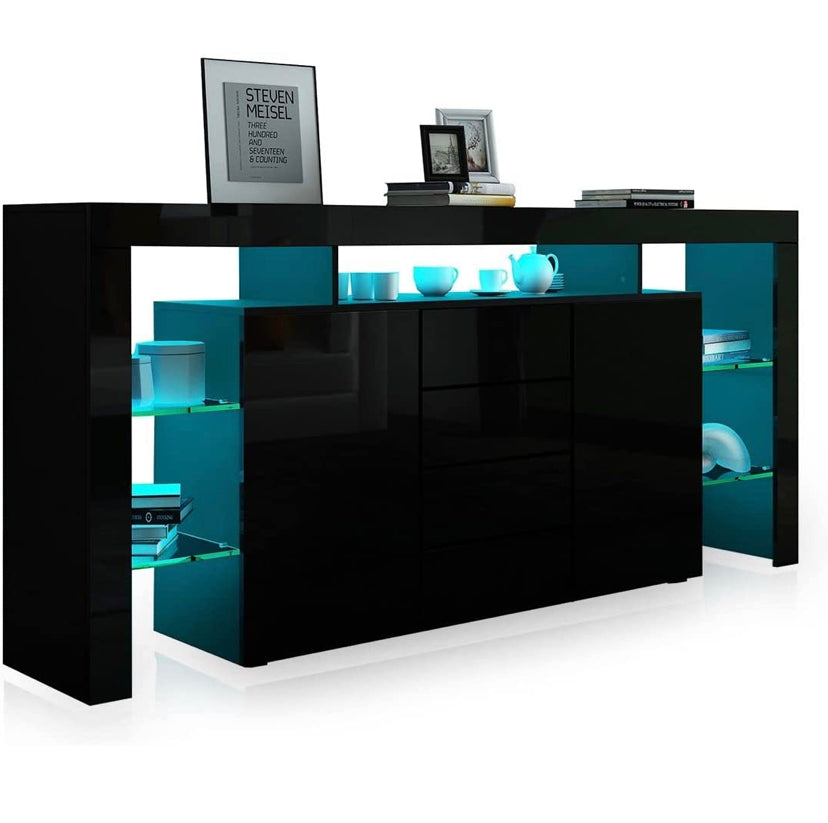 Luxsuite Sideboard Buffet Table Storage Cabinet