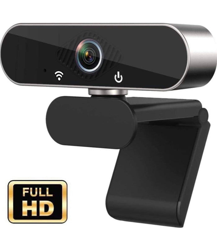 JFMShop 1080p USB Webcam with Microphone – 110° View