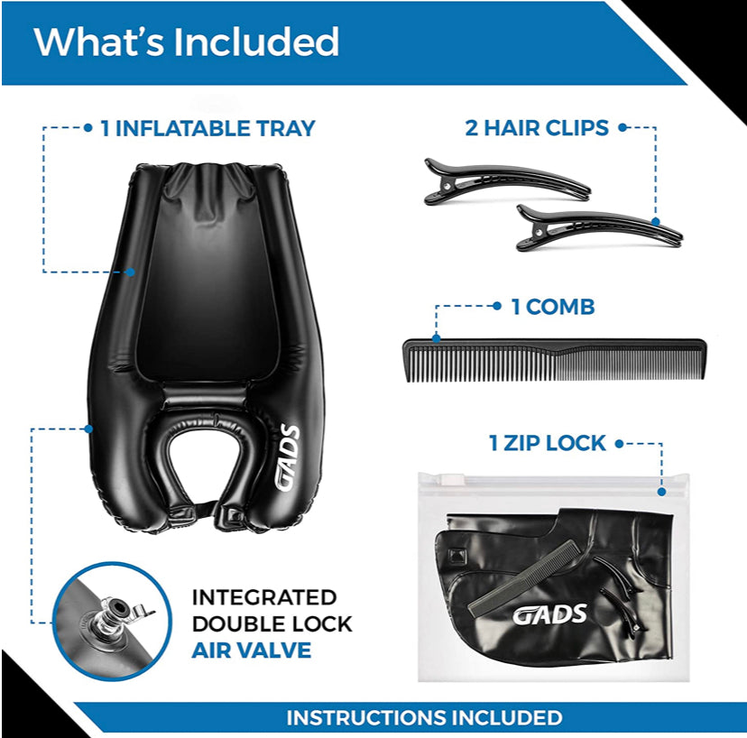 Inflatable Hair Washing Tray Set