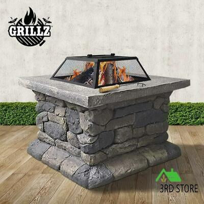 Fire Pit Outdoor Table Charcoal Garden Fireplace Backyard Heater