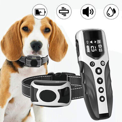 800M LCD Anti-Bark comfort Pet Dog Training E-Collar Obedience Remote Control