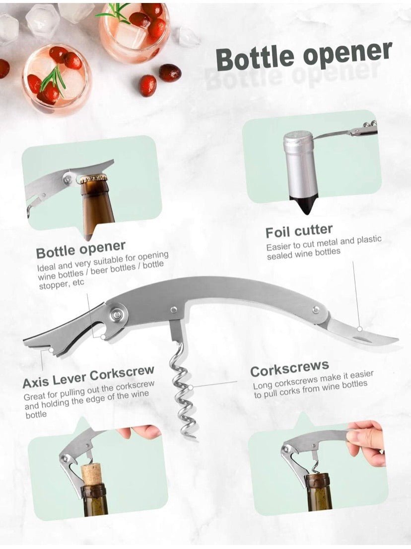 9Pcs Cocktail Shaker Set