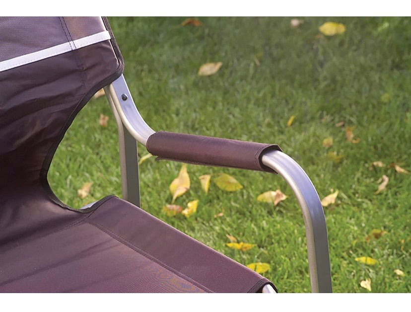 Portable Deck Chair with Side Table