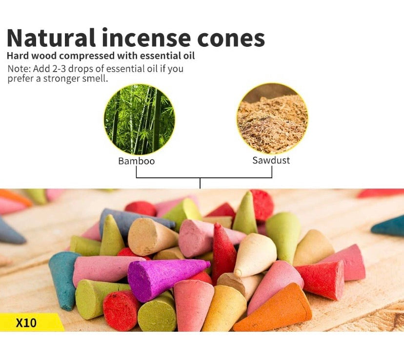 Waterfall Backflow Smoke Mountain Ceramic Incense Burner