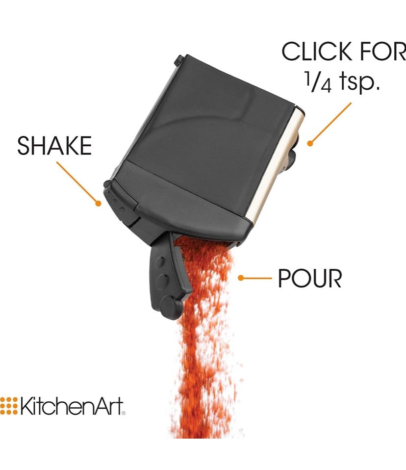 Kitchen Art 57010 Select-A-Spice Auto-Measure Carousel Professional Series, Satin