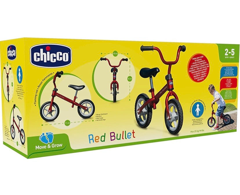 Red Bullet Balance Bike, 3320 Grams