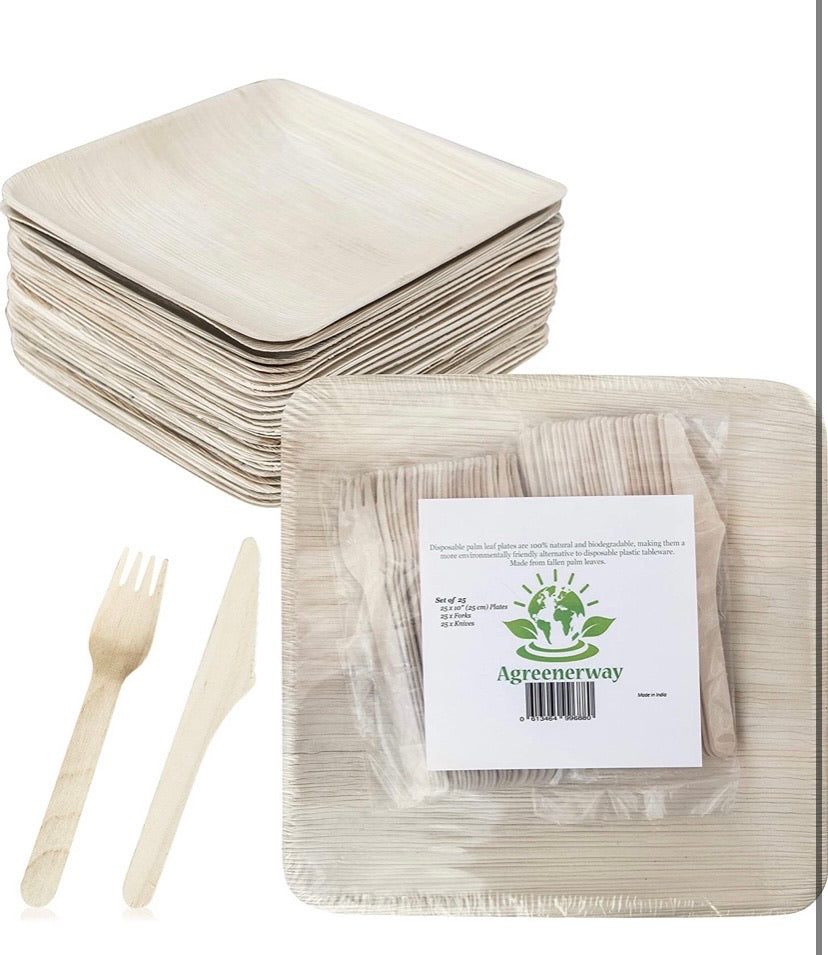 Palm Leaf Disposable Plates