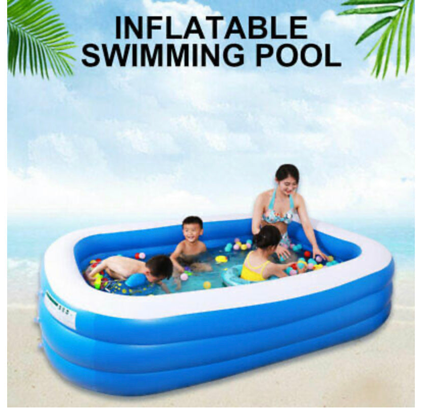 Large 300CM Children Kids Inflatable Swimming Pool