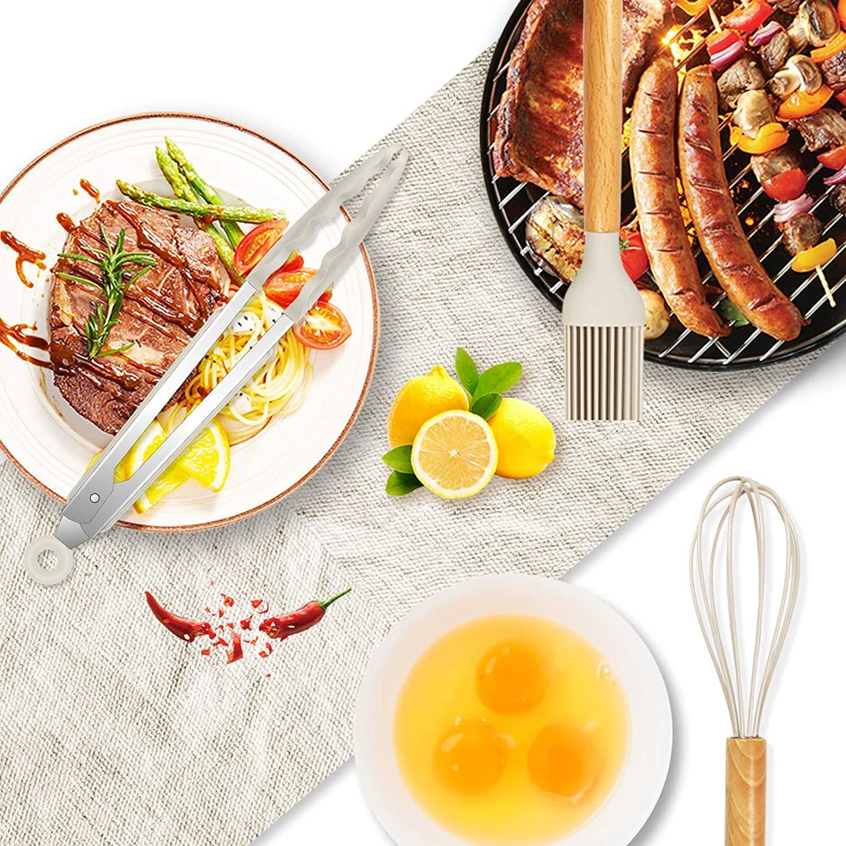 Silicone Kitchen Cooking Utensil Set (13pcs)