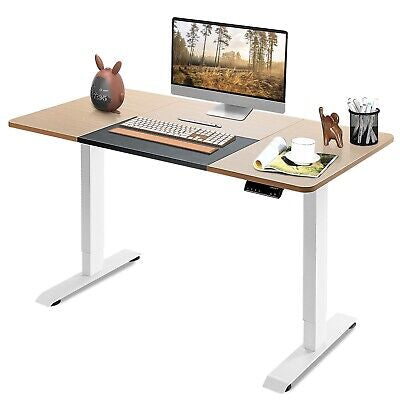 Standing Desk Electric Motorised Height Adjustable Sit Stand Table Home Office