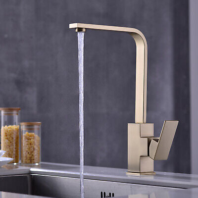 Brass Swivel Kitchen Sink Tap Faucet Laundry Basin mixer Matte Black/ Gold