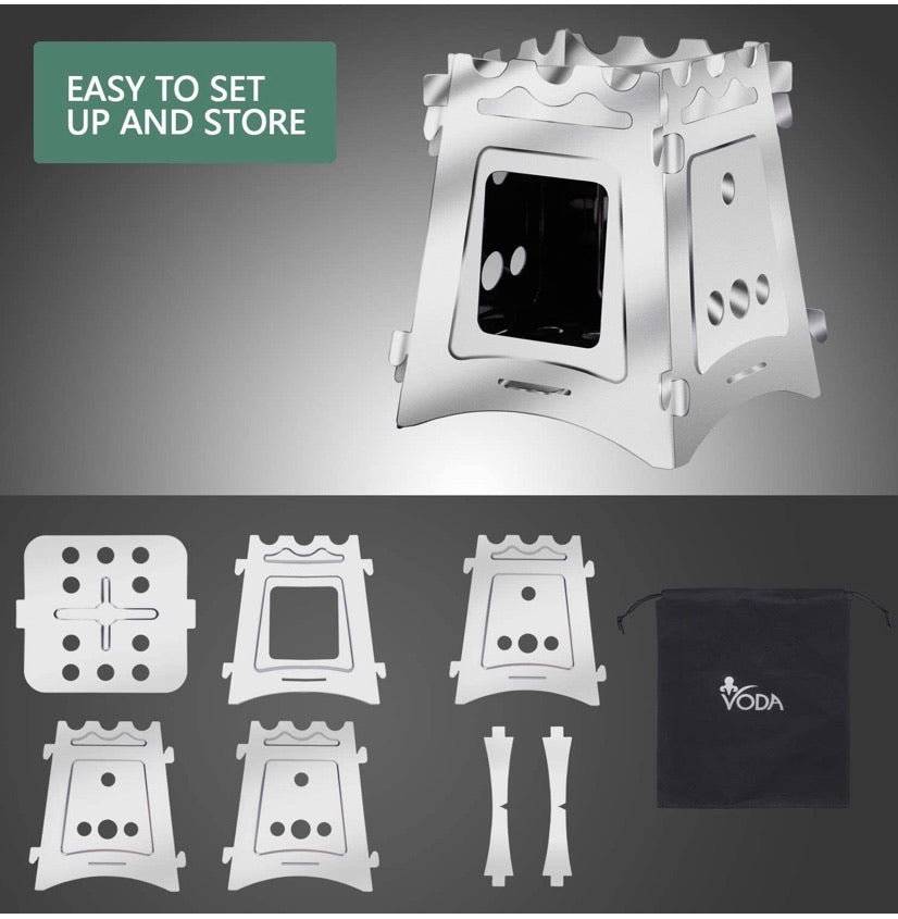 Camping Wood Stove Burner