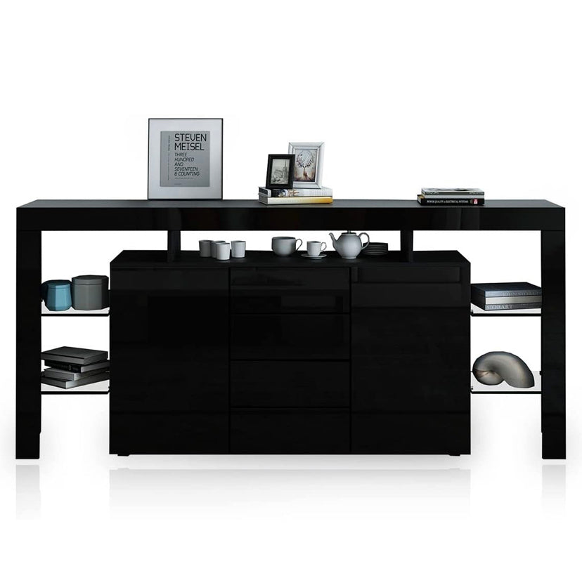 Luxsuite Sideboard Buffet Table Storage Cabinet