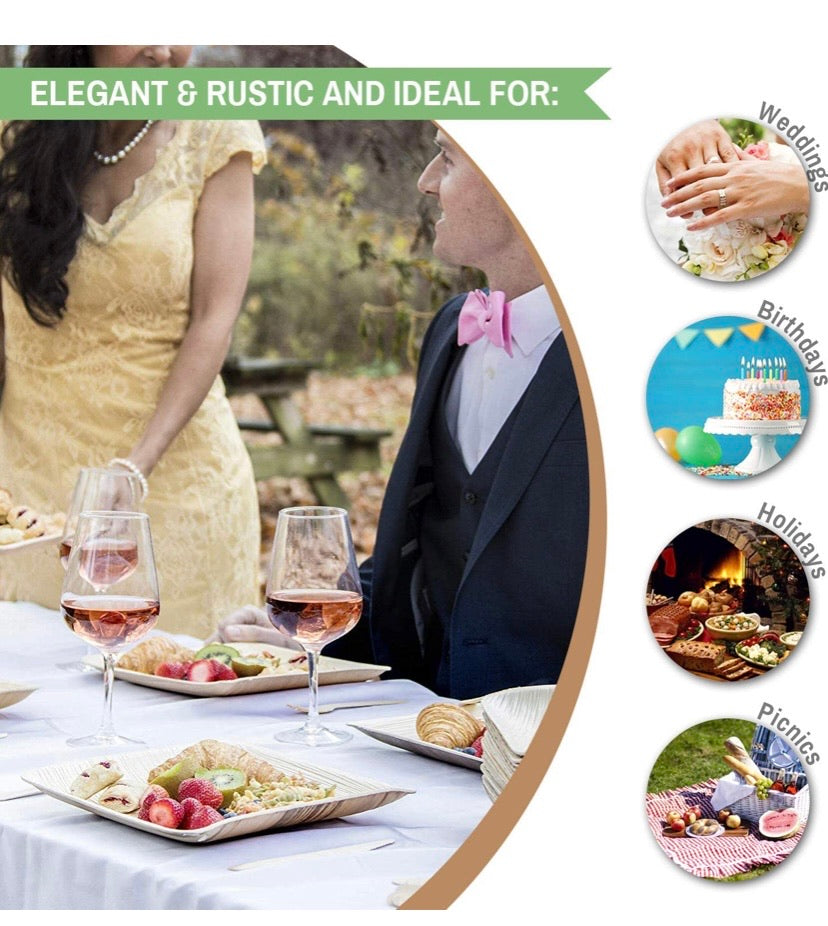 Palm Leaf Disposable Plates