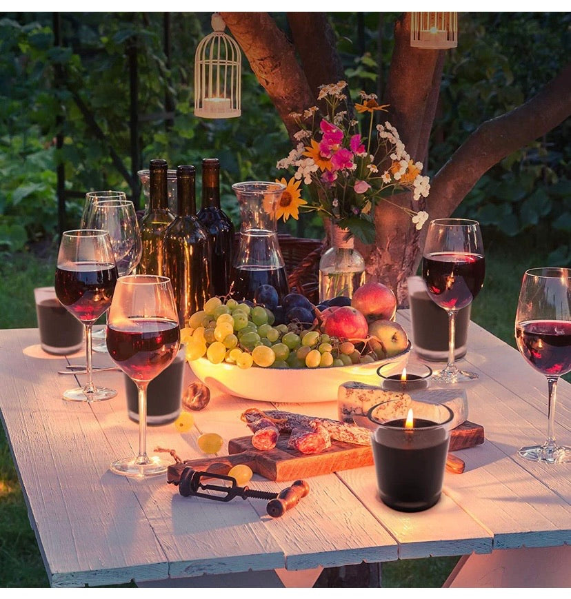 Black Votive Candles