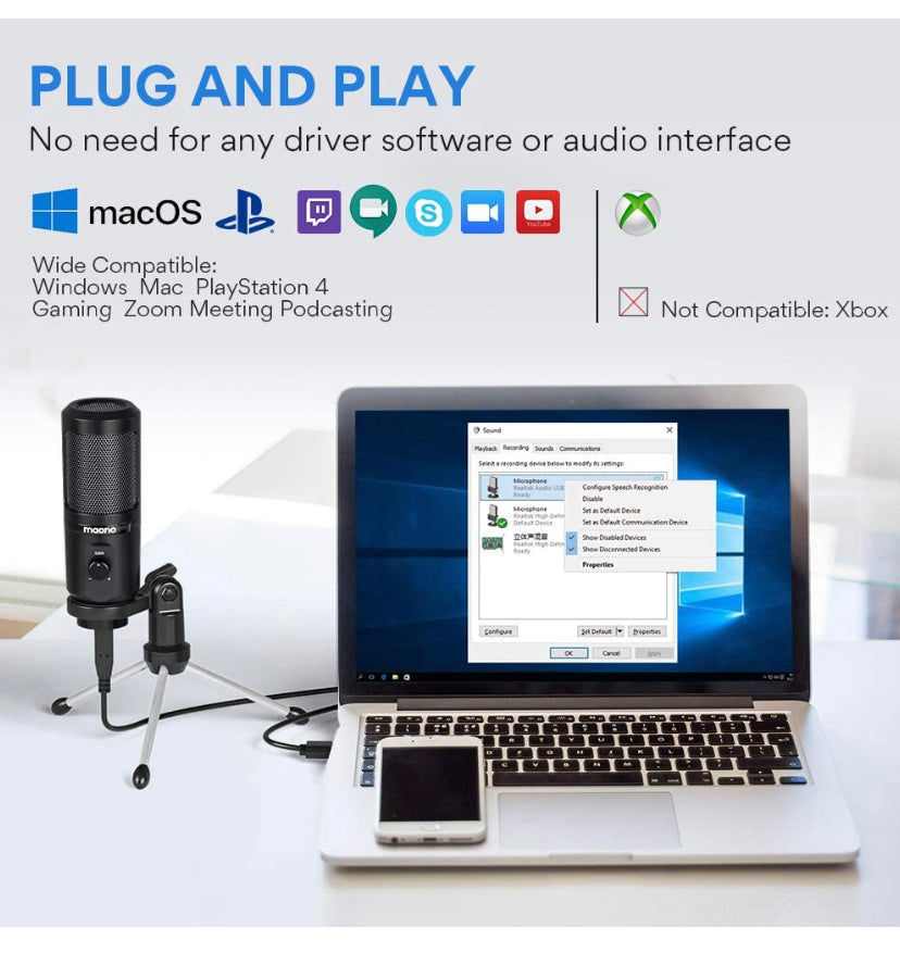 USB Podcast Microphone